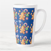 ジンジャーブレッドクリスマスペパーミントブルー名雪 カフェラテマグ (右)