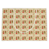 ジンジャーブレッドクリスマス抱き枕 ラージペーパーバッグ (正面)