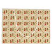 ジンジャーブレッドクリスマス抱き枕 ラージペーパーバッグ (裏面)