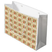 ジンジャーブレッドクリスマス抱き枕 ラージペーパーバッグ (正面アングル)