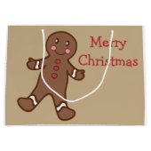 ジンジャーブレッドクリスマス抱き枕 ラージペーパーバッグ (正面)