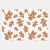 ジンジャーブレッドクリスマス ラッピングペーパーシート (正面2)