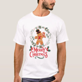 ジンジャーブレッドクリスマス Tシャツ