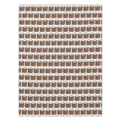 ジンジャーブレッドケーキスライスクリスマスベーキングホリデー テーブルクロス (正面)