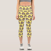 ジンジャーブレッドケーキ漫画イラストレーション カプリレギンス (正面)