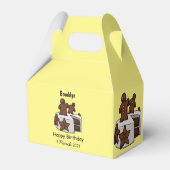 ジンジャーブレッドケーキ漫画イラストレーション フェイバーボックス (裏面サイド)