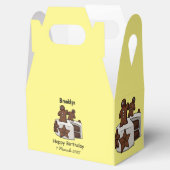 ジンジャーブレッドケーキ漫画イラストレーション フェイバーボックス (オープン)