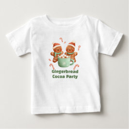ジンジャーブレッドココアパーティー ベビーTシャツ
