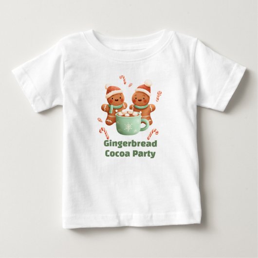 ジンジャーブレッドココアパーティー ベビーTシャツ (正面)