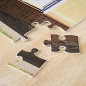 ジンジャーブレッドコテージとプライド- Martha's Vineヤード ジグソーパズル (側面)