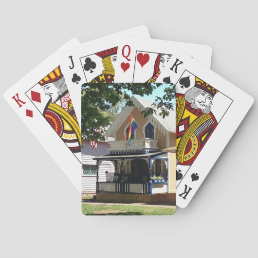 ジンジャーブレッドコテージとプライド- Martha's Vineヤード トランプ (裏面)