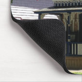 ジンジャーブレッドコテージとプライド- Martha's Vineヤード マウスパッド (コーナー)