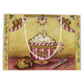 ジンジャーブレッドコーヒー抱き枕 ラージペーパーバッグ (裏面)