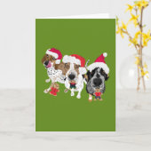 ジンジャーブレッドコーンハウンズ カード (黄色い花)