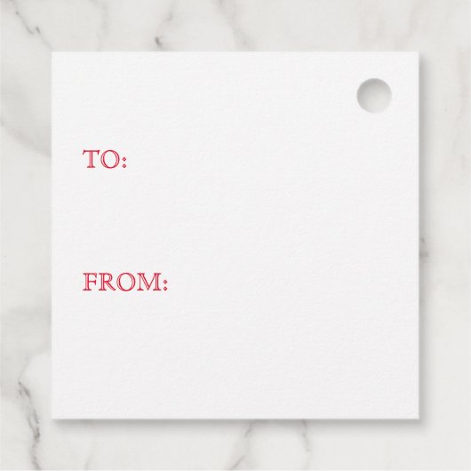 ジンジャーブレッドサプライズスクエアギフトラベル フェイバータグ (裏面)