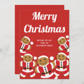 ジンジャーブレッドサンタ ホリデー クリスマス (正面/裏面)