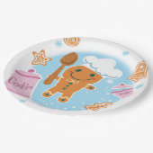 ジンジャーブレッドシェフ紙プレート ペーパープレート (アングル)