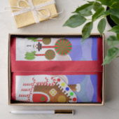 ジンジャーブレッドシーンティッシュペーパー 薄葉紙 (ギフト)