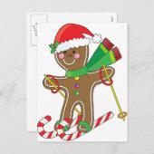 ジンジャーブレッドスキーヤー シーズンポストカード (正面/裏面)