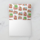 ジンジャーブレッドストリートのホリデーフォトカード シーズンカード (内部)