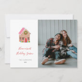 ジンジャーブレッドストリートのホリデー写真カード シーズンカード (正面)