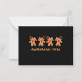 ジンジャーブレッドチア ノートカード (裏面)