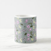 ジンジャーブレッドディアキャンディキーブリーグリーンクリスマス コーヒーマグカップ (中央)