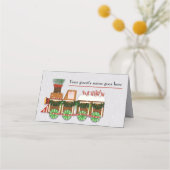 ジンジャーブレッドトレインクリスマスパーティー プレイスカード (裏面)