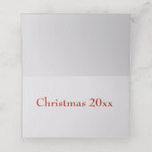 ジンジャーブレッドトレインクリスマスパーティー プレイスカード (内部開封)