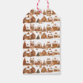 ジンジャーブレッドハウスのクリスマス村 ギフトタグ (裏面)