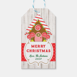 ジンジャーブレッドハウスのハンギングタグ ギフトタグ