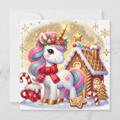 ジンジャーブレッドハウスのユニコーン シーズンカード (正面)