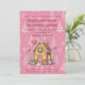 ジンジャーブレッドハウスの飾り付けコンテスト 招待状 (スタンド正面)