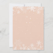 ジンジャーブレッドハウスの飾り付けパーティーの招待状 招待状 (裏面)