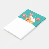 ジンジャーブレッドハウスアンド棒つきキャンデー ポストイット (アングル)