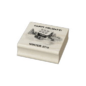 ジンジャーブレッドハウスウィンターホリデーズスタンパー ラバースタンプ (スタンプ)