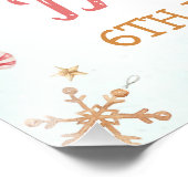 ジンジャーブレッドハウスウェルカムバースデーパーティーサイン フォトプリント (角)