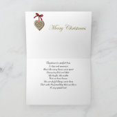 ジンジャーブレッドハウスクリスマスカード シーズンカード (内部)