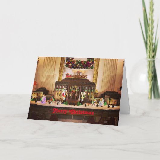 ジンジャーブレッドハウスクリスマスカード シーズンカード (正面)