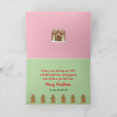 ジンジャーブレッドハウスクリスマスシークレットパル シーズンカード (内部)