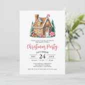 ジンジャーブレッドハウスクリスマスパーティ 招待状 (スタンド正面)