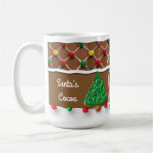 ジンジャーブレッドハウスクリスマスマグ コーヒーマグカップ (左)