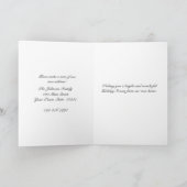 ジンジャーブレッドハウスクリスマス新住所 シーズンカード (内部)