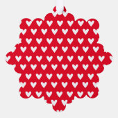 ジンジャーブレッドハウスクリスマス オーナメントカード (裏面)