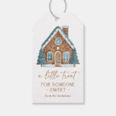 ジンジャーブレッドハウスクリスマス ギフトタグ (正面)