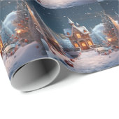 ジンジャーブレッドハウスクリスマス ラッピングペーパー (ロールコーナー)