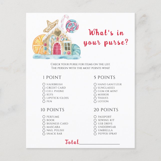 ジンジャーブレッドハウスゲームで何が (正面)