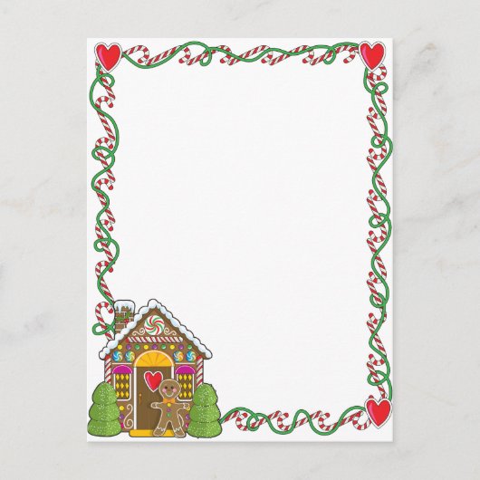 ジンジャーブレッドハウスコーナー ポストカード (正面)