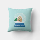 ジンジャーブレッドハウススノーグローブ クッション (裏面)