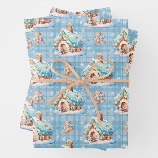 ジンジャーブレッドハウススノージンジャーブレッドベビー ラッピングペーパーシート (インサイチュ)